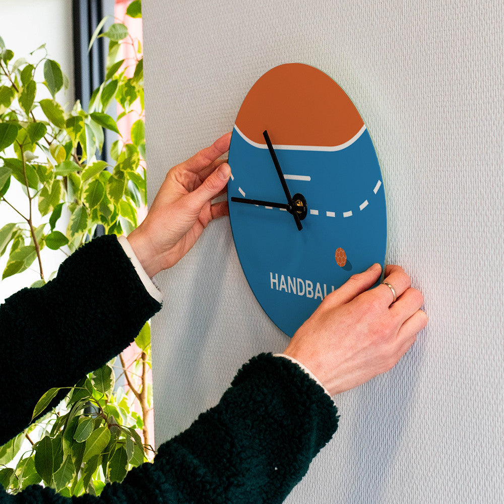 Horloge Murale Handball à Personnaliser - Horloge Originale