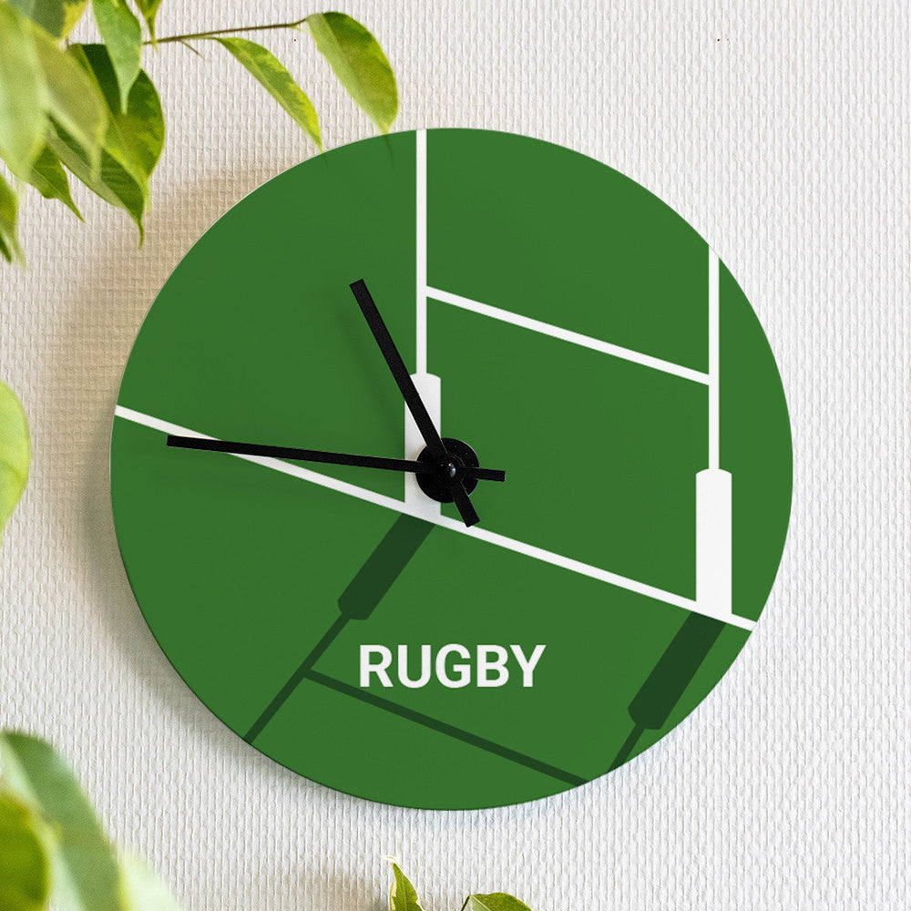 Horloge Murale Rugby à Personnaliser - Horloge Originale