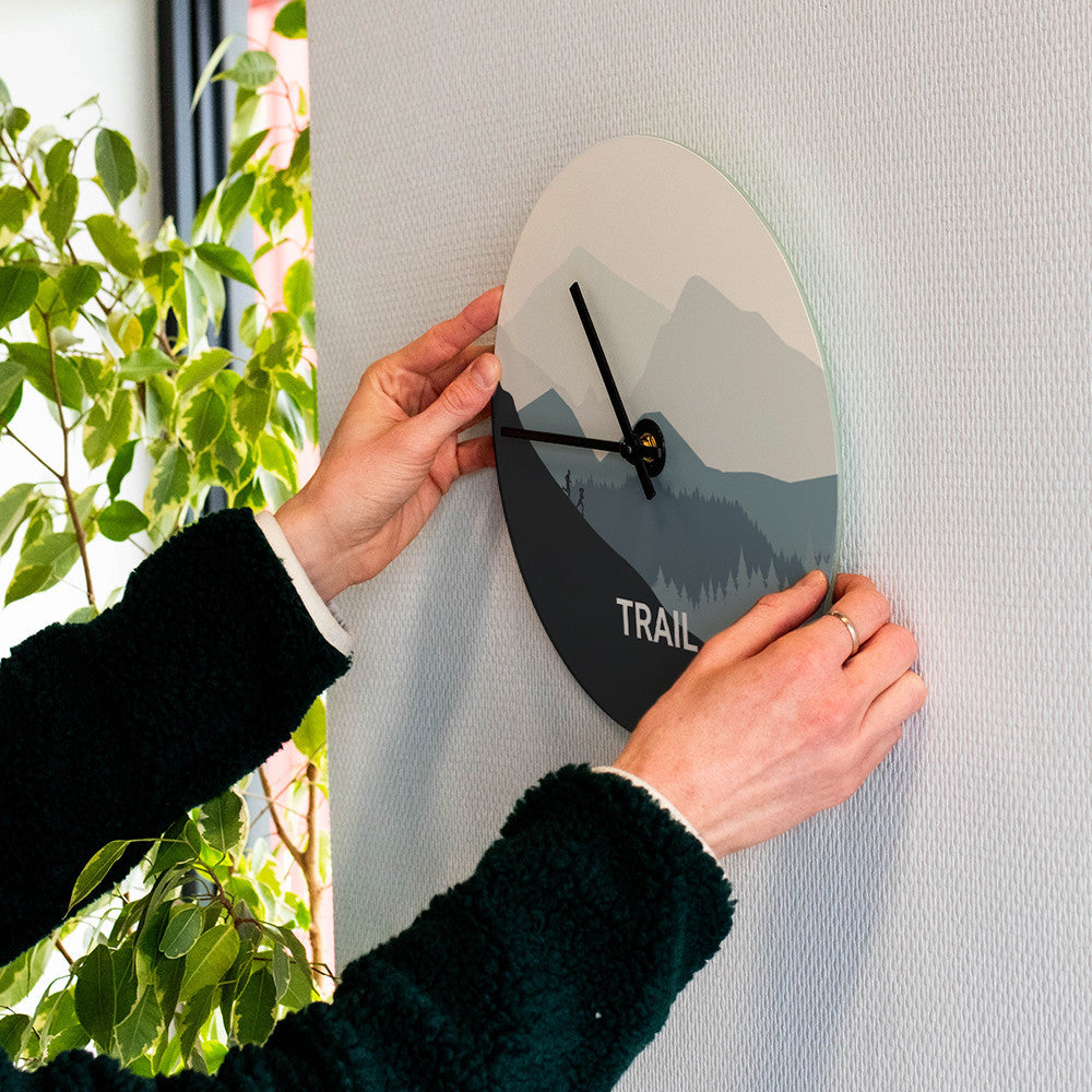 Horloge Murale Trail à Personnaliser - Horloge Originale