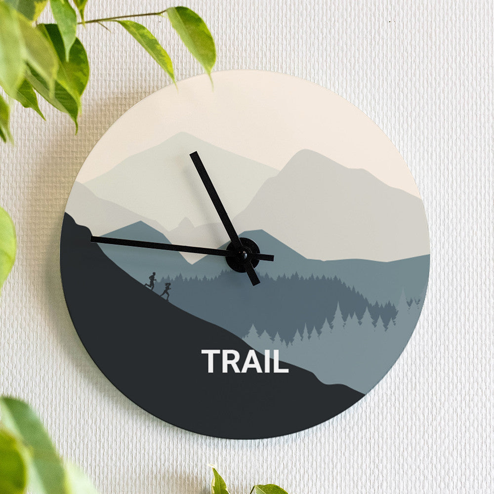 Horloge Murale Trail à Personnaliser - Horloge Originale