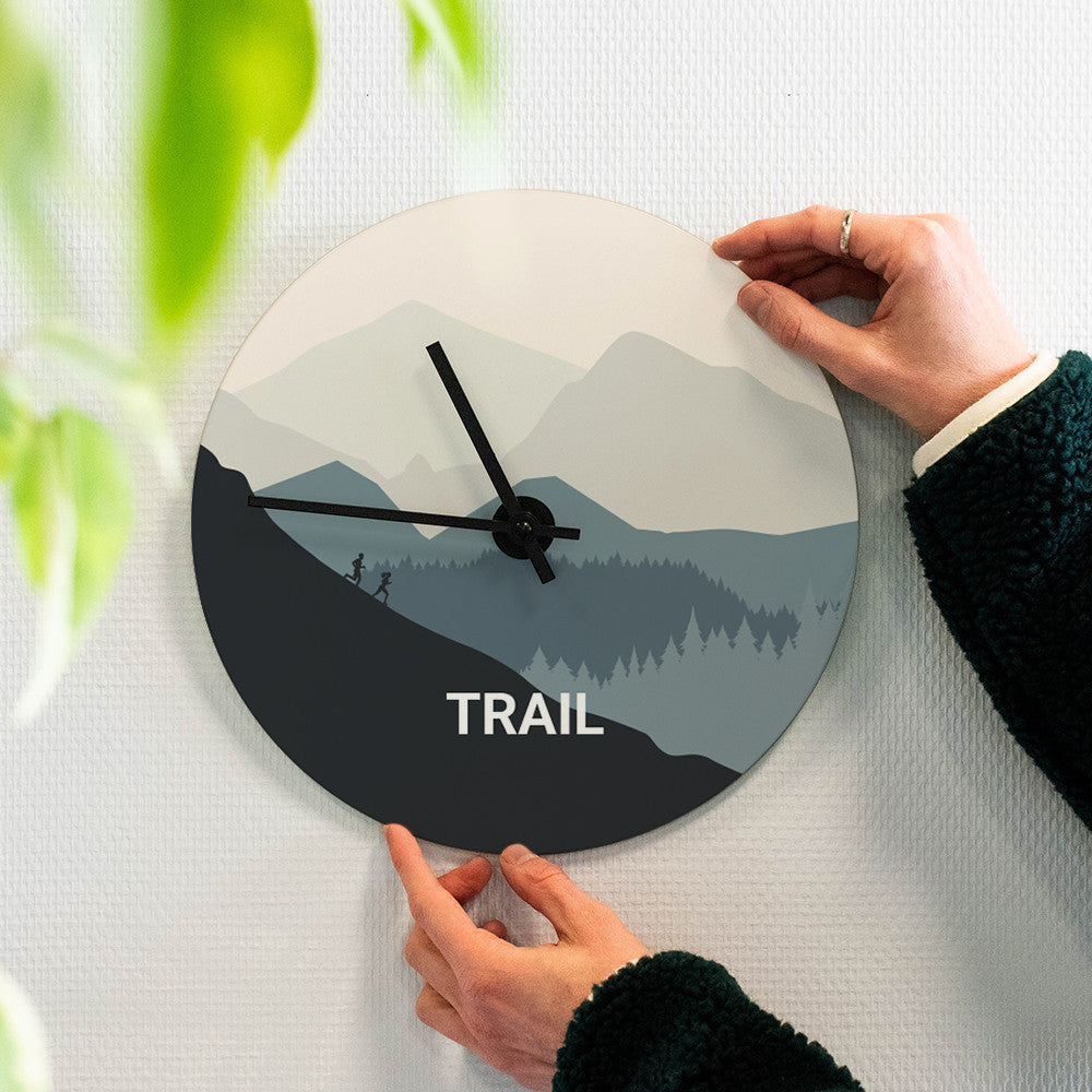Horloge Murale Trail à Personnaliser - Horloge Originale