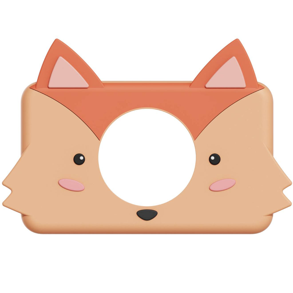 Housse en silicone renard orange clair