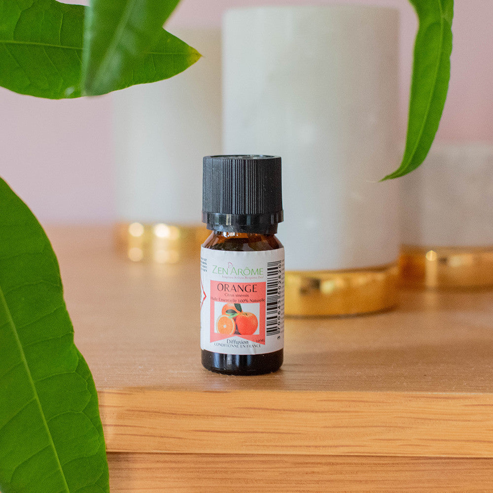 Huile Essentielle Naturelle Orange Douce - Diffuseur Huiles Essentielles