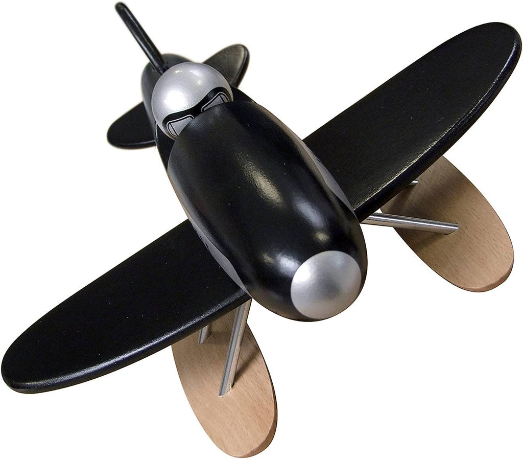 Hydravion en bois noir