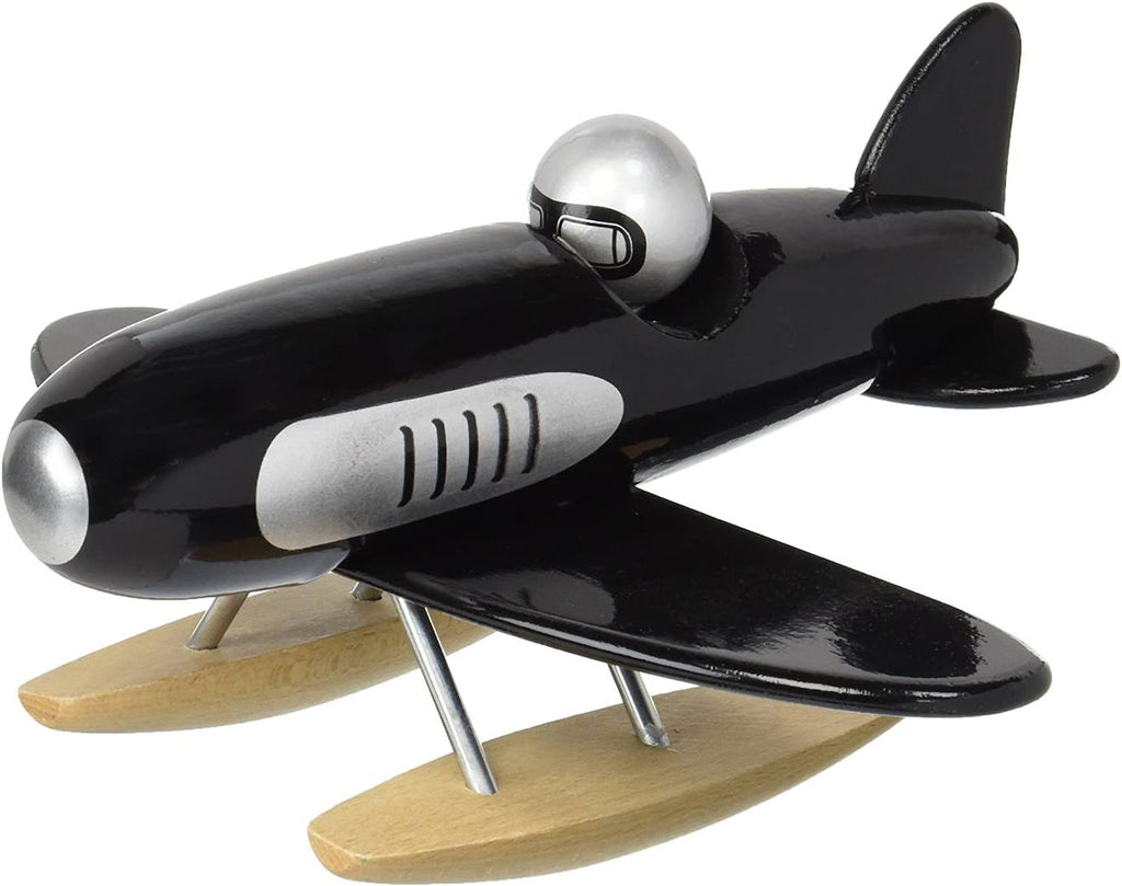 Hydravion en bois noir