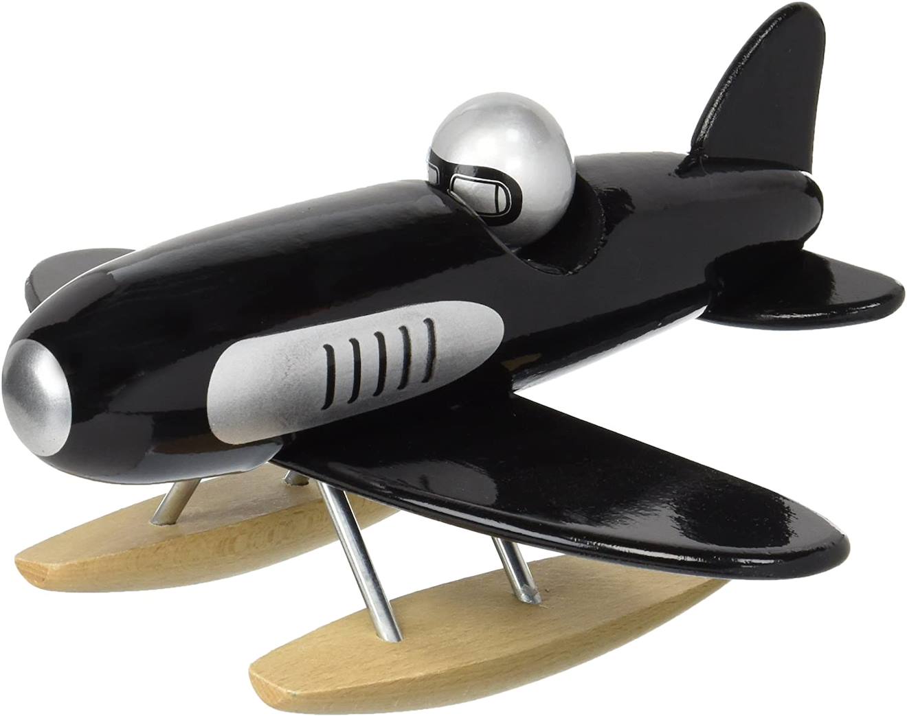 Hydravion en bois noir