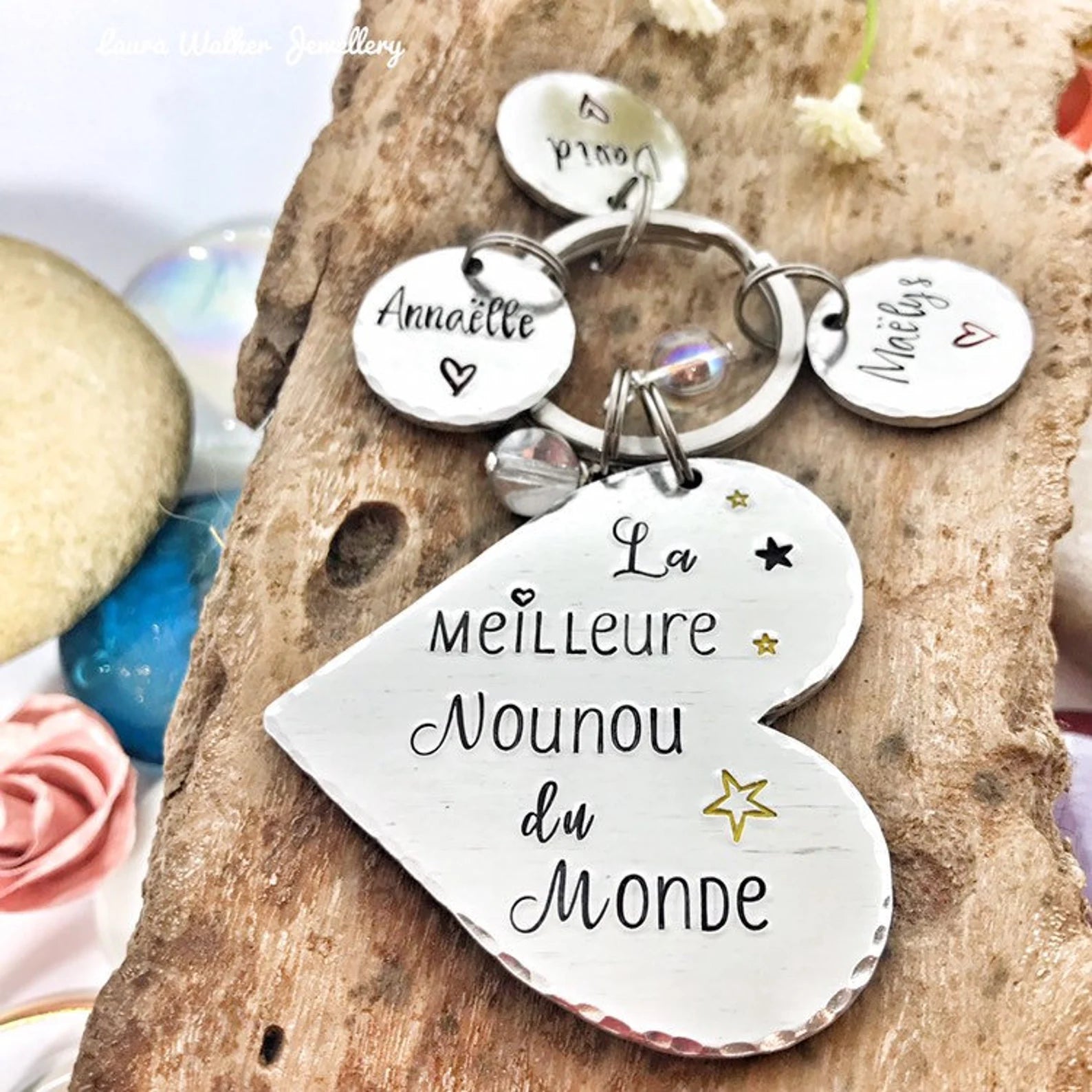 Porte-clé personnalisé Meilleure Nounou