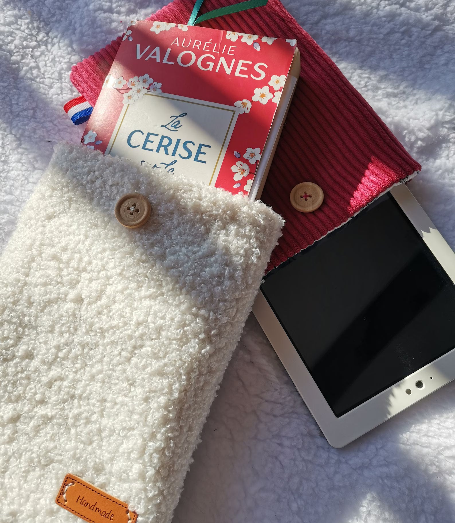 Pochette Livre Molletonnée - Le protège-livre douillet