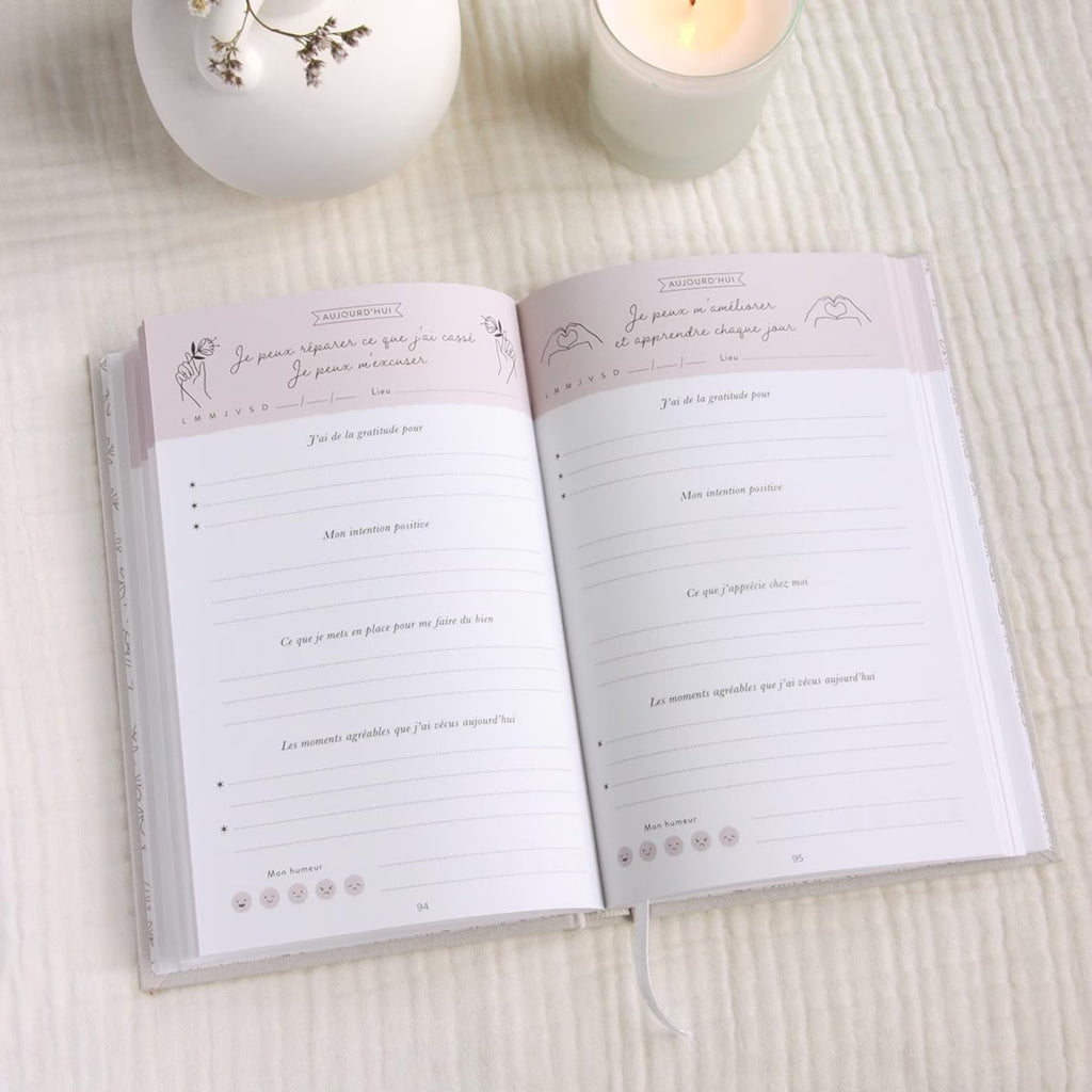 Journal de gratitude haut de gamme – le carnet qui fait du bien au moral