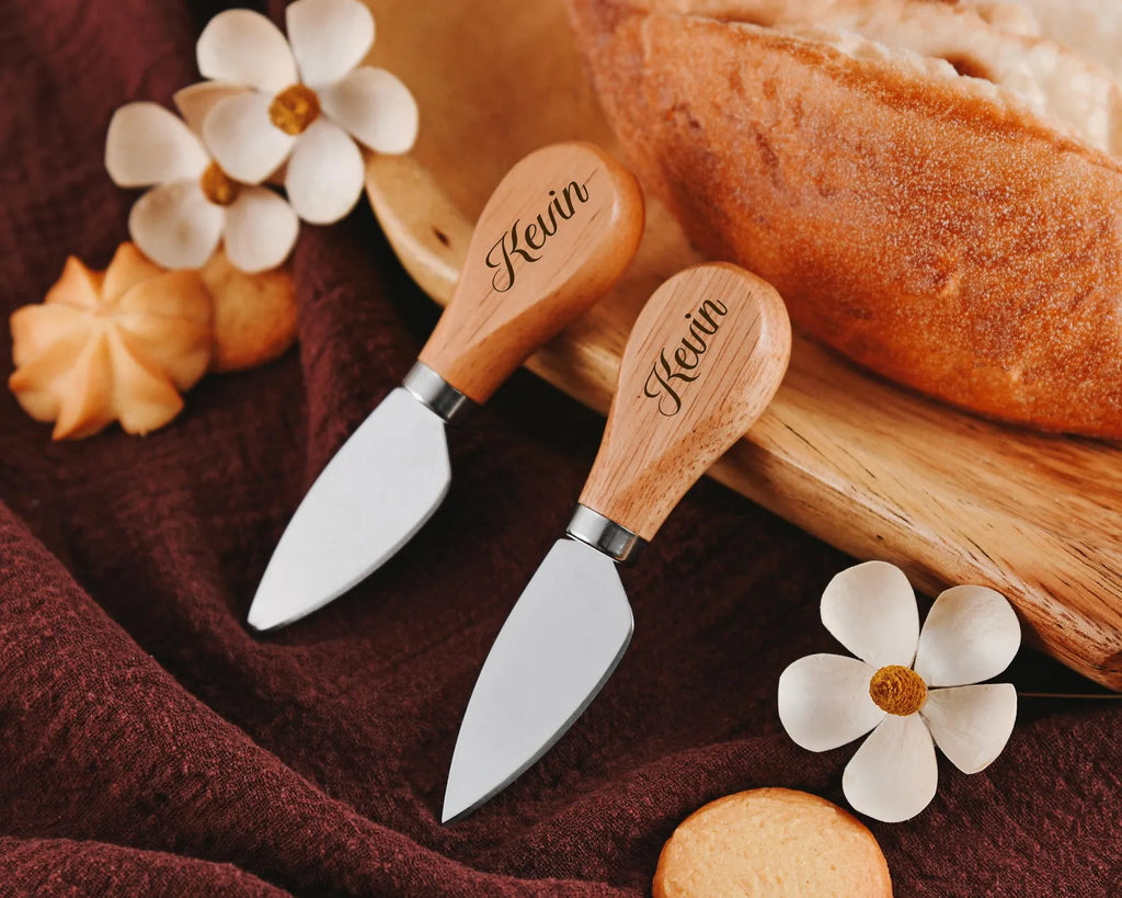 Coffret de couteaux à fromage personnalisés