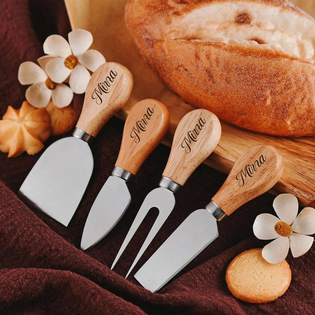 Coffret de couteaux à fromage personnalisés
