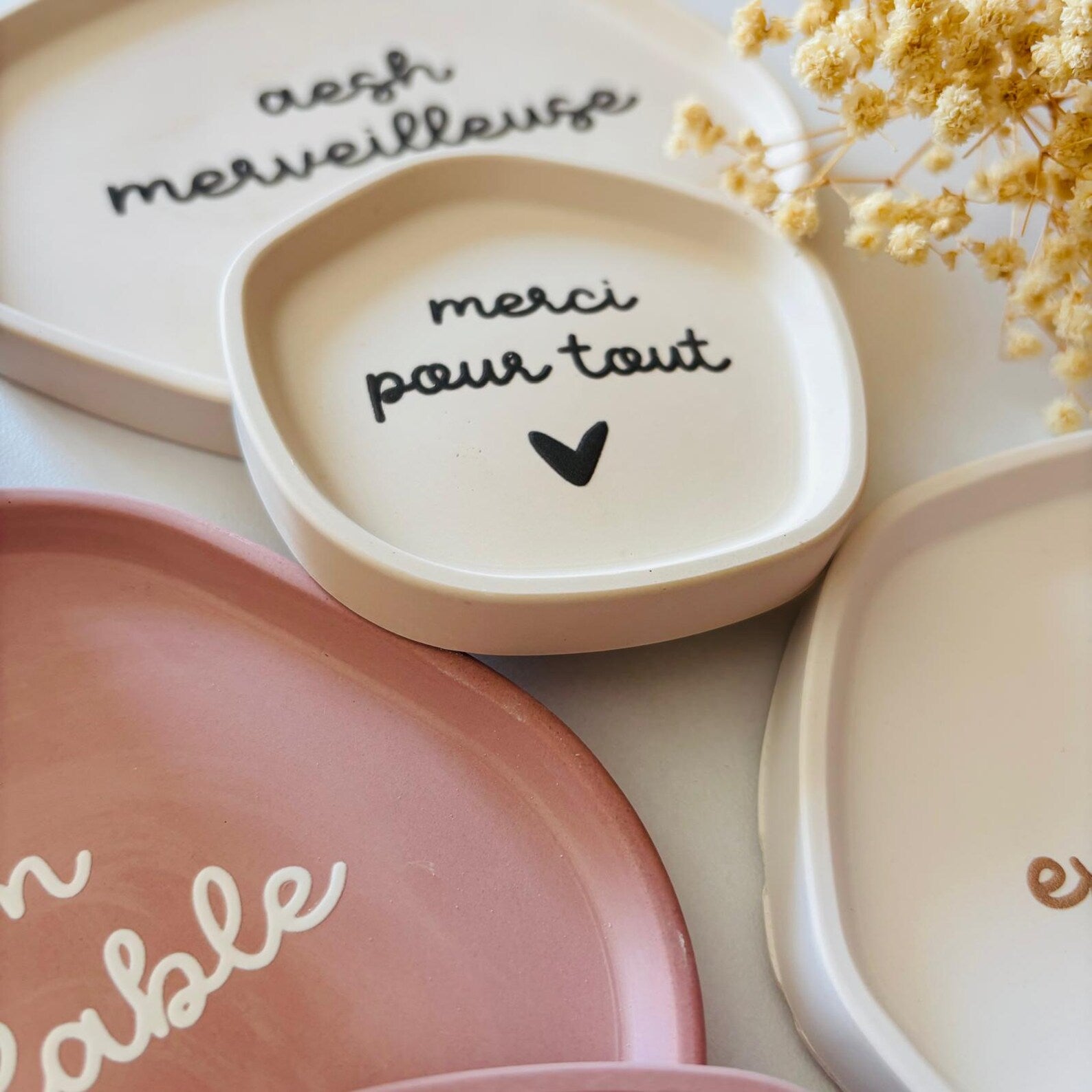 Coupelle décorative Merci Maîtresse / ATSEM / AESH