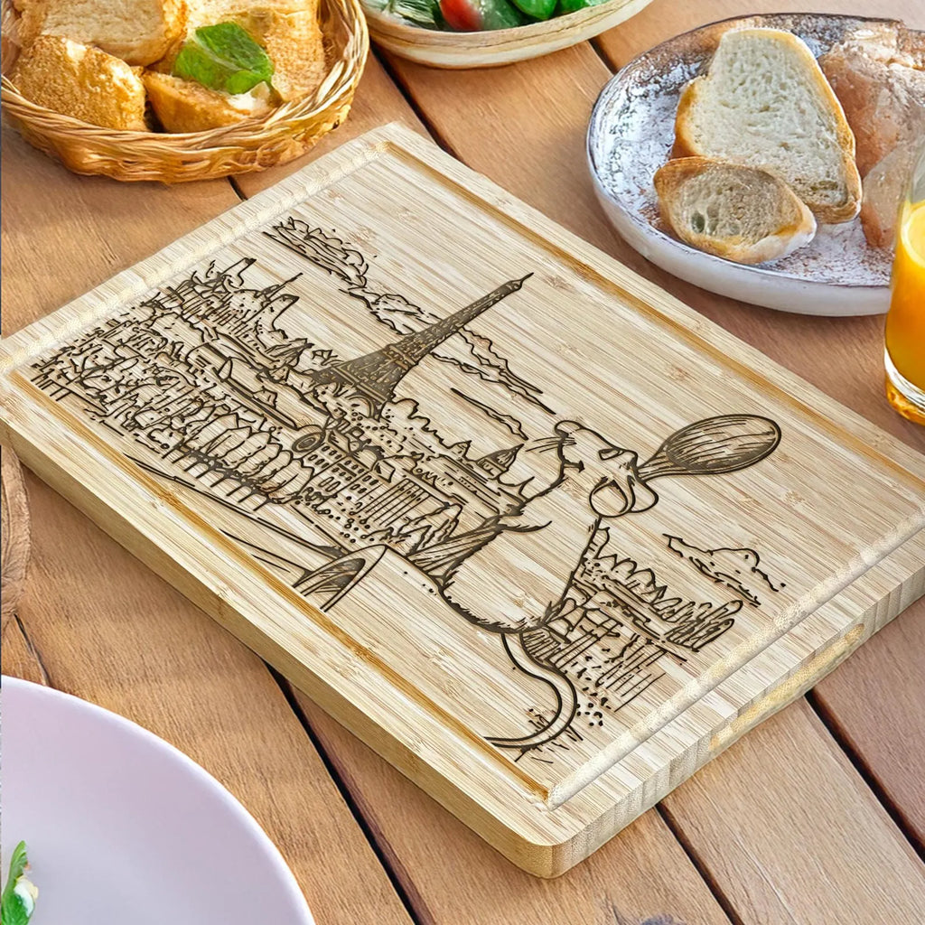 Planche à découper personnalisée thème Ratatouille
