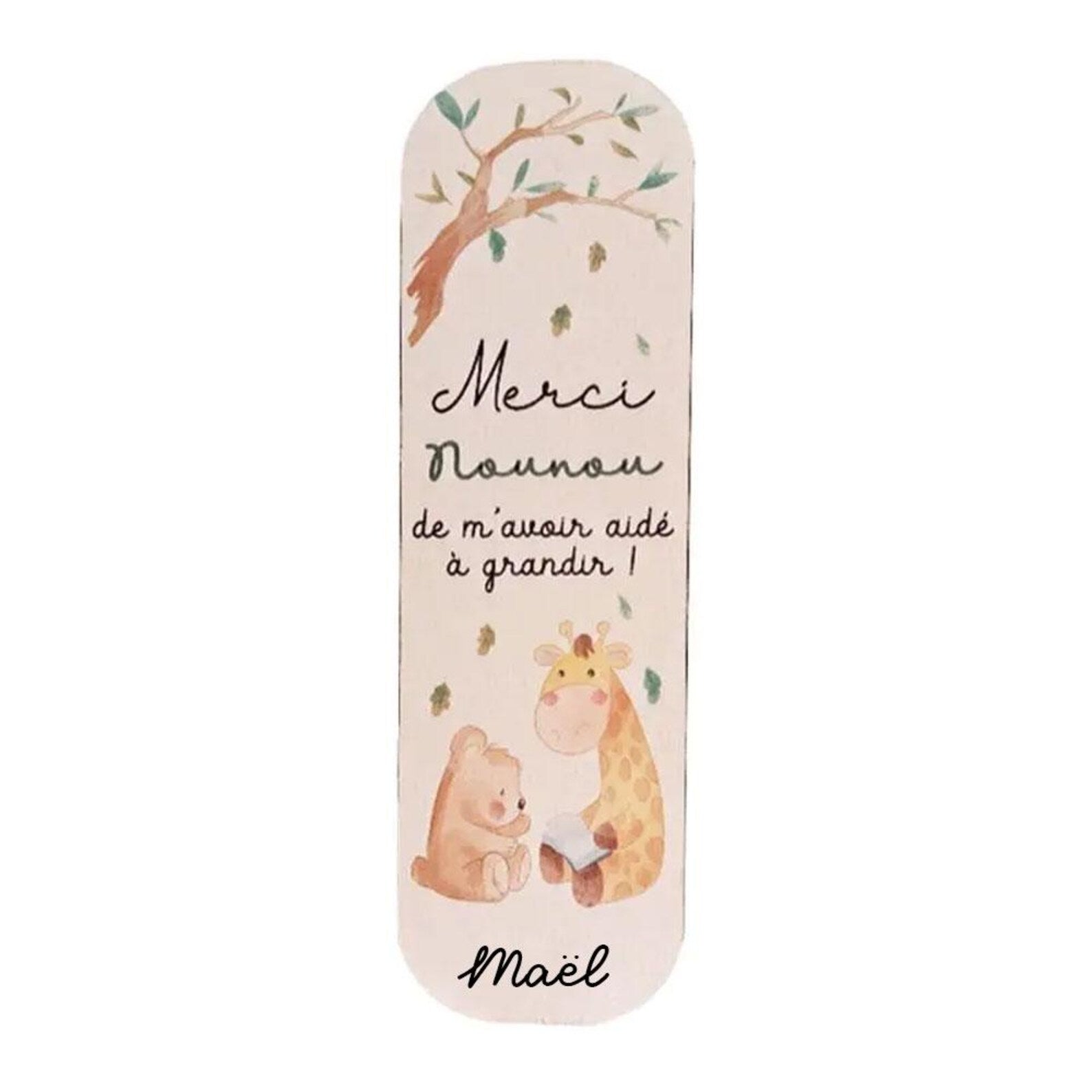 Marque-Page Personnalisé Merci Maîtresse / Maître / ATSEM