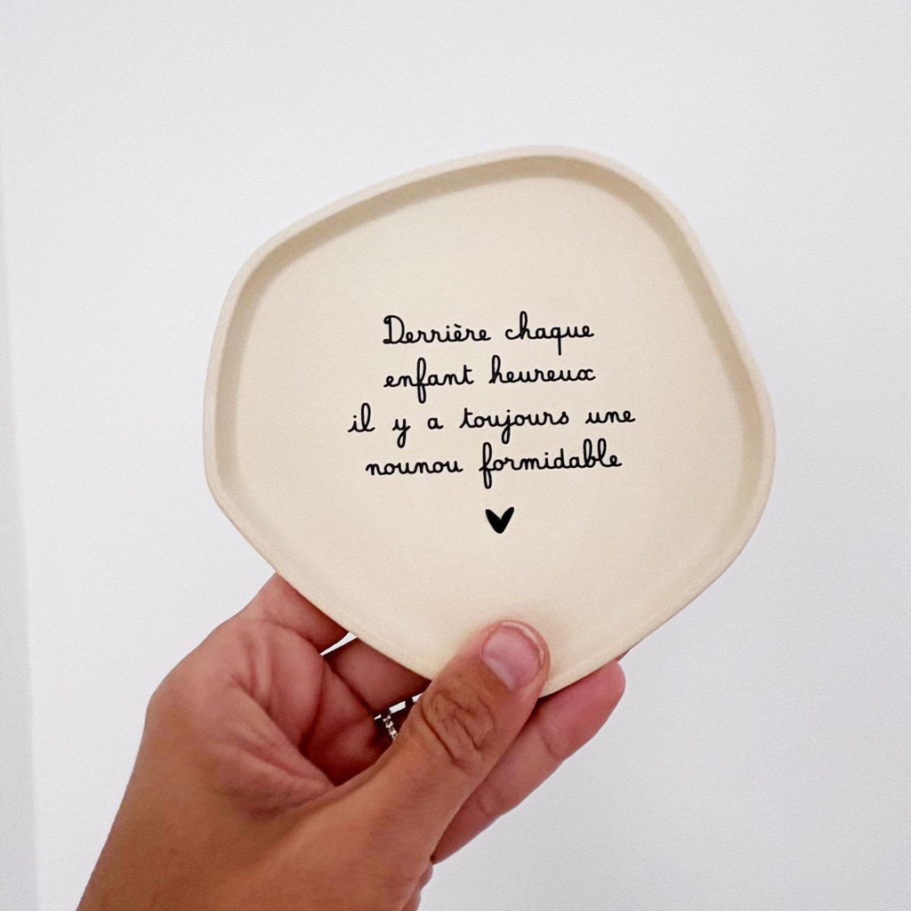 Coupelle décorative Nounou formidable