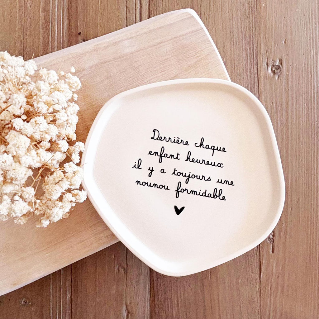 Coupelle décorative Nounou formidable