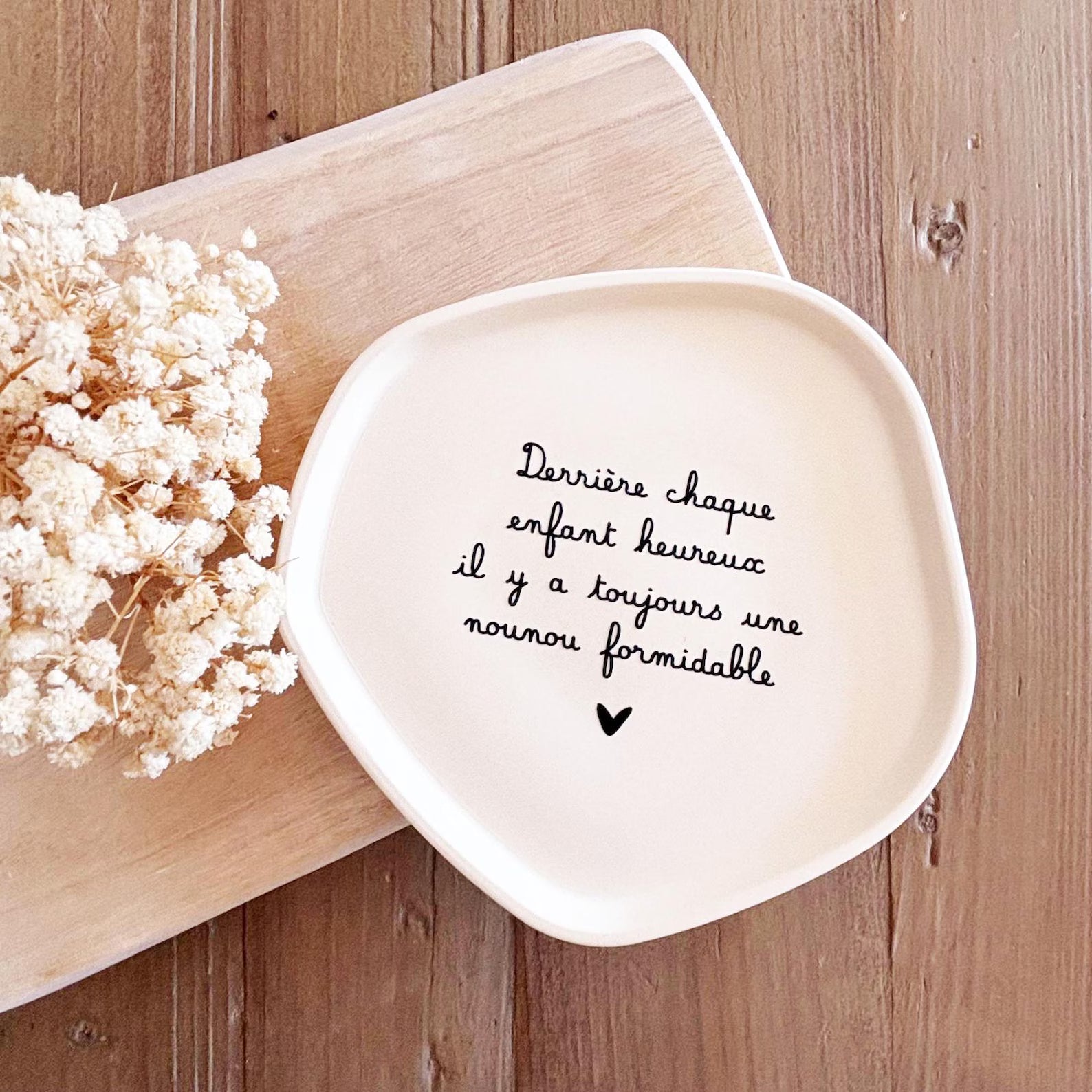 Coupelle décorative Nounou formidable