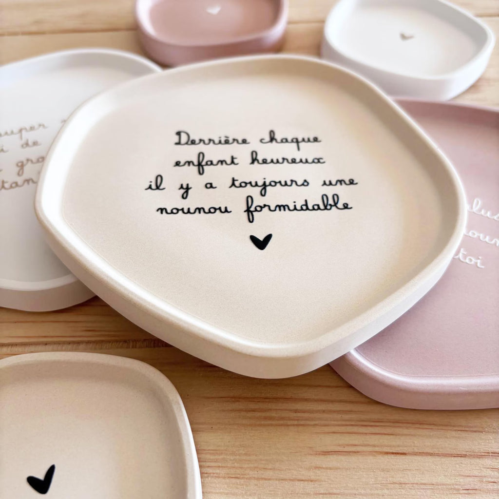 Coupelle décorative Nounou formidable