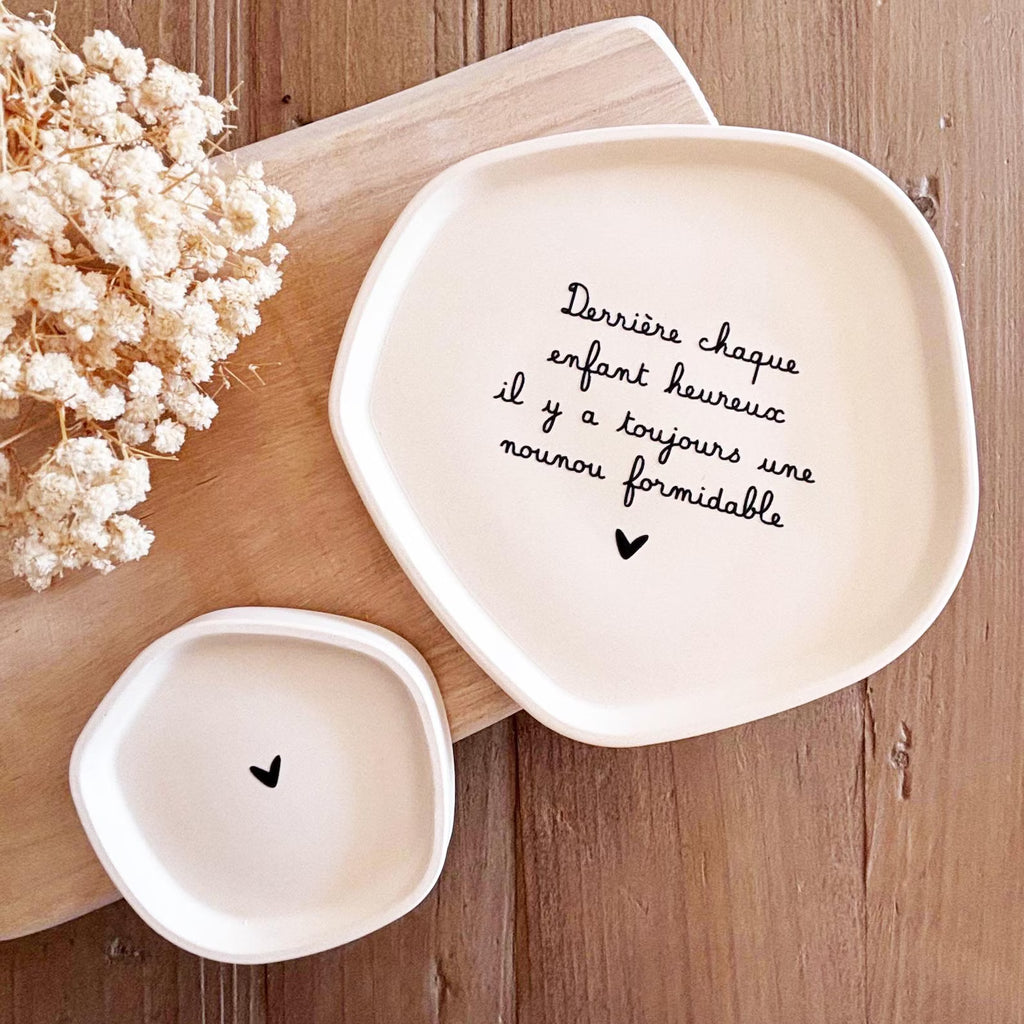 Coupelle décorative Nounou formidable