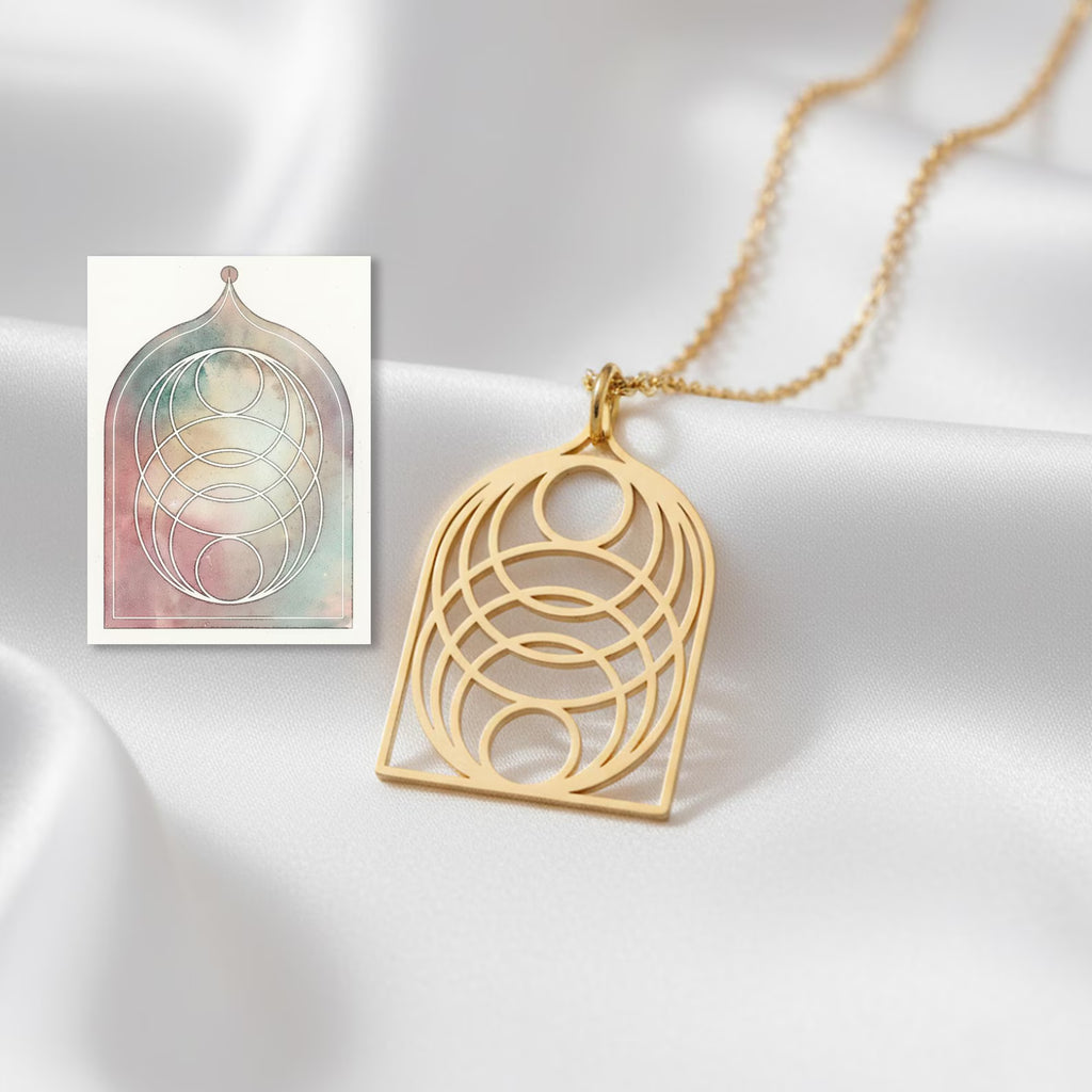 Collier personnalisé avec dessin d’enfant