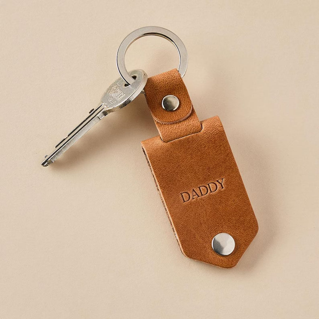 Porte-clés photo en cuir 4 images : un mini album souvenir à emporter partout