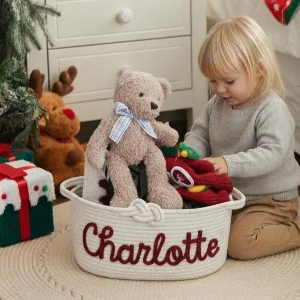 Panier de rangement personnalisé pour bébé