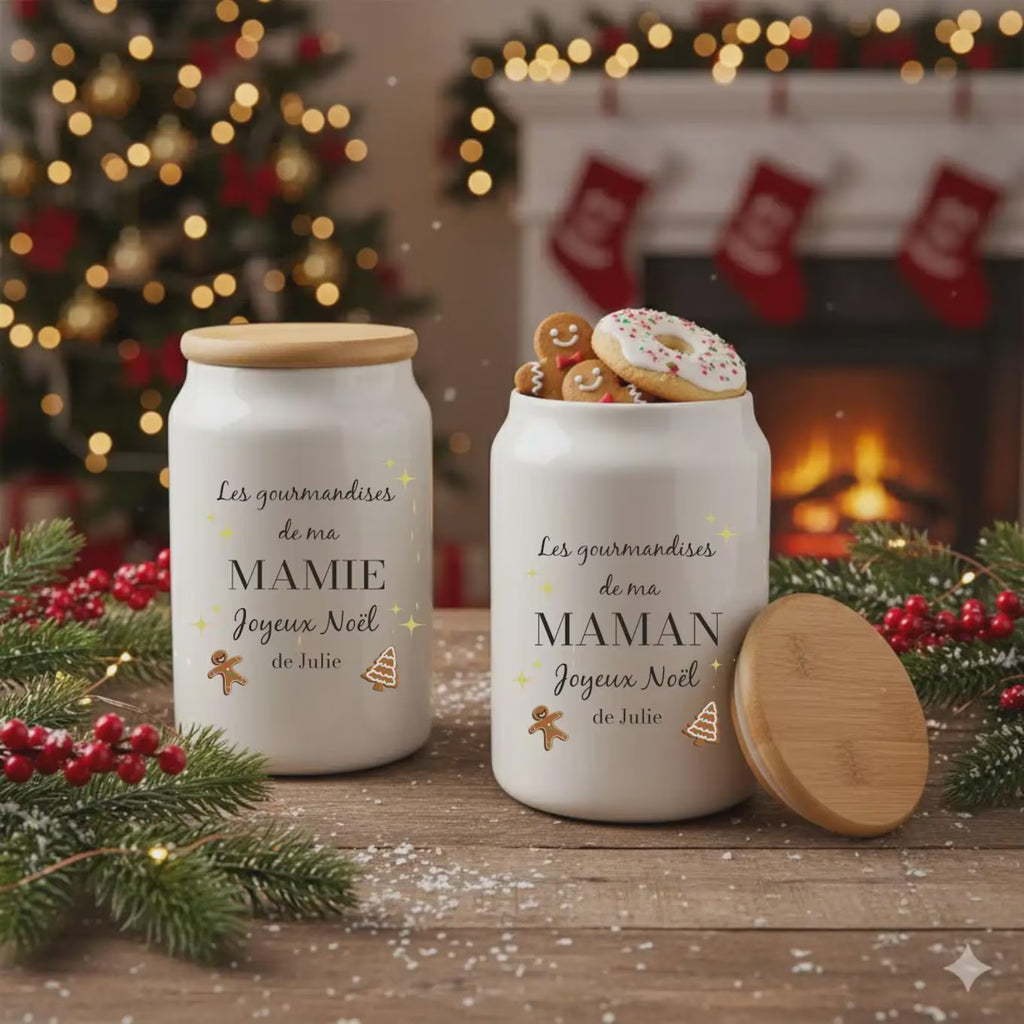 Pot à cookies personnalisé Maîtresse / Nounou / ATSEM