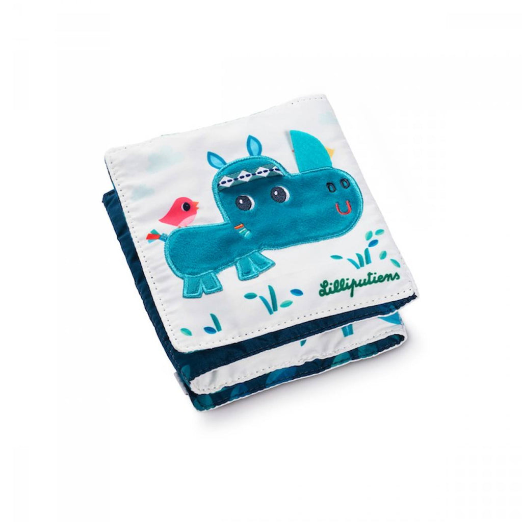 Imagier accordéon jungle bleu