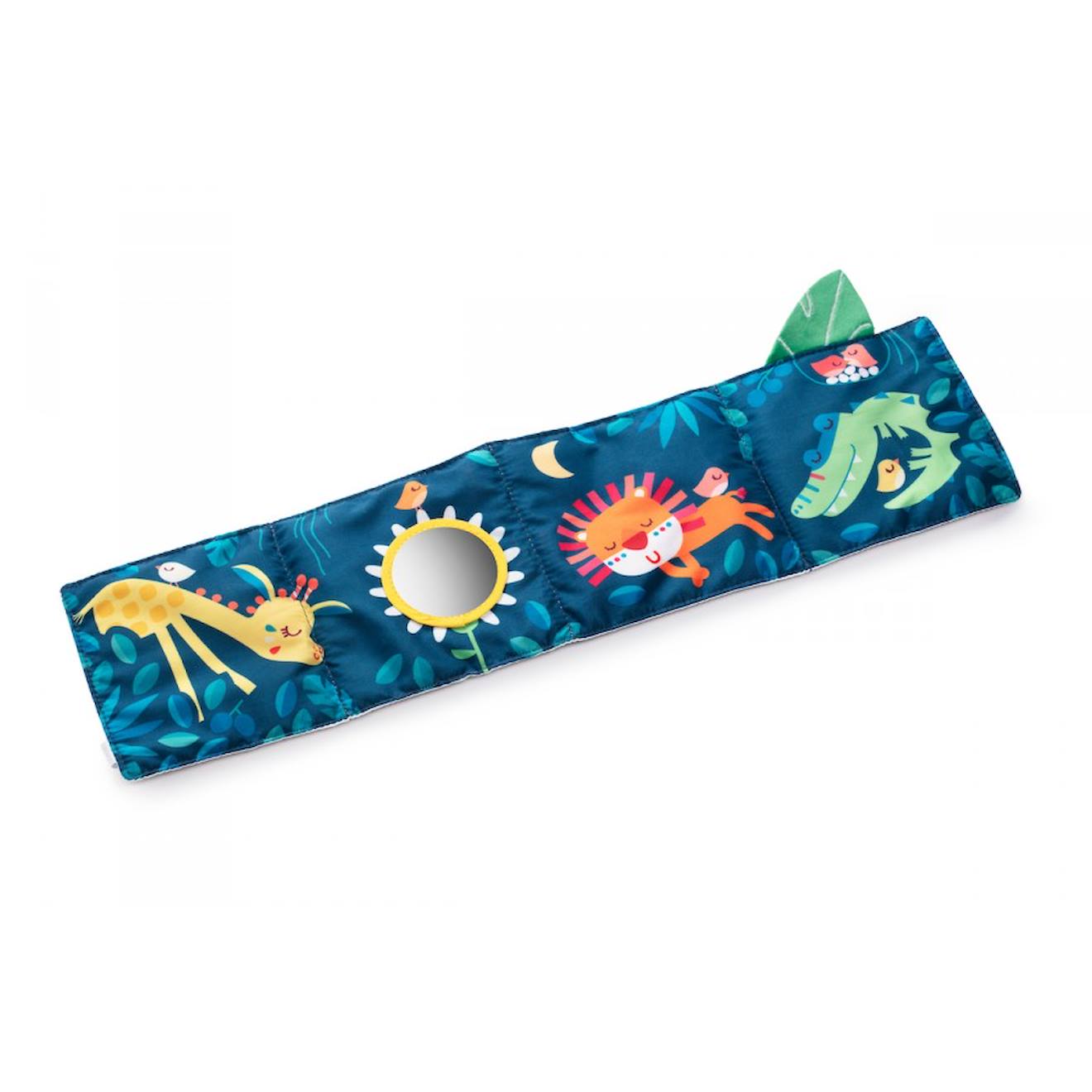 Imagier accordéon jungle bleu