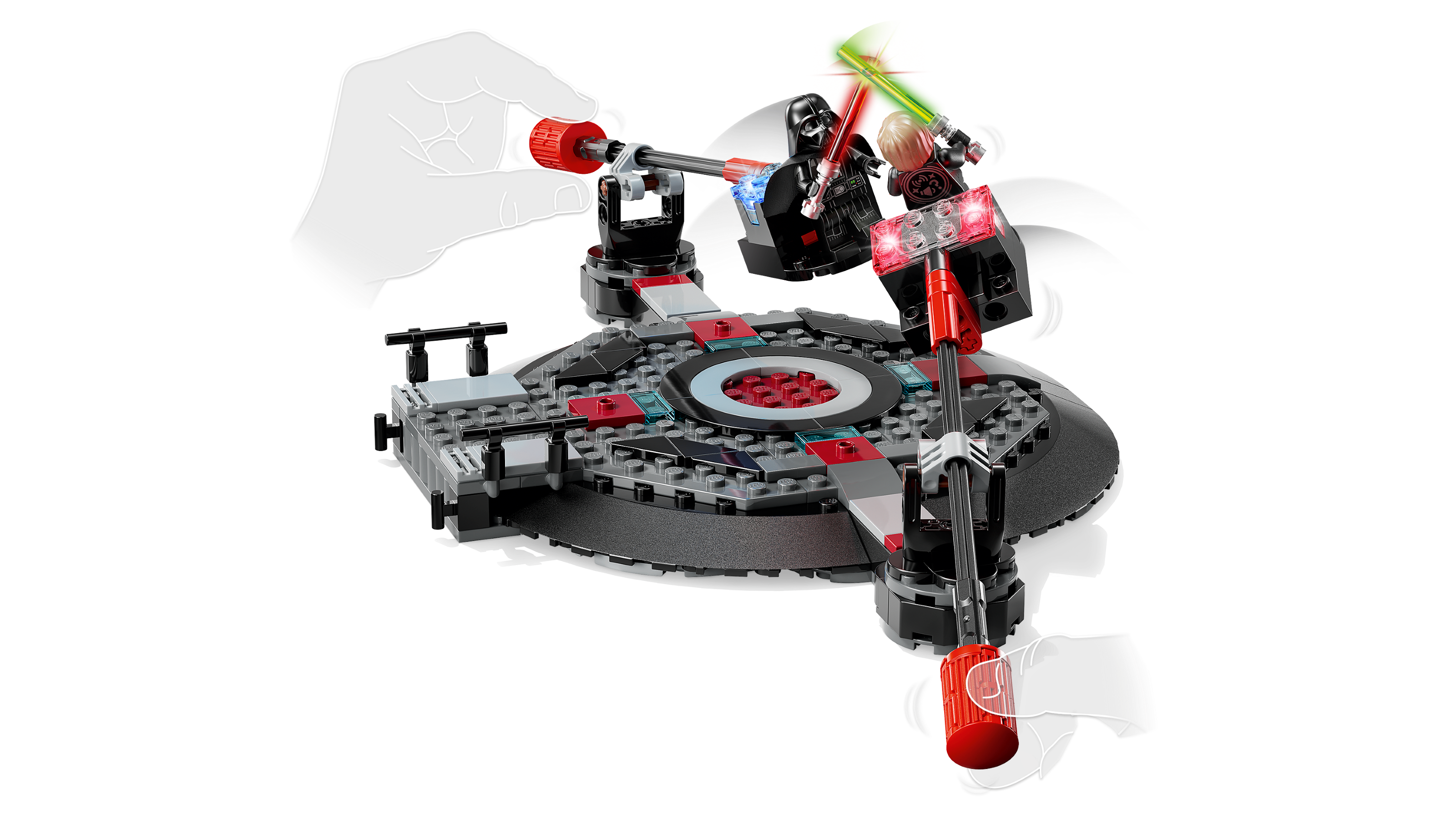 SMART Play : duel dans la salle du trône et chasseur A-Wing – LEGO Star Wars #75427