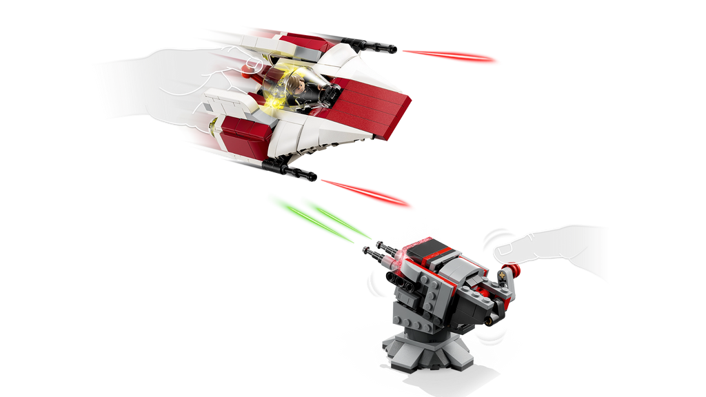 SMART Play : duel dans la salle du trône et chasseur A-Wing – LEGO Star Wars #75427