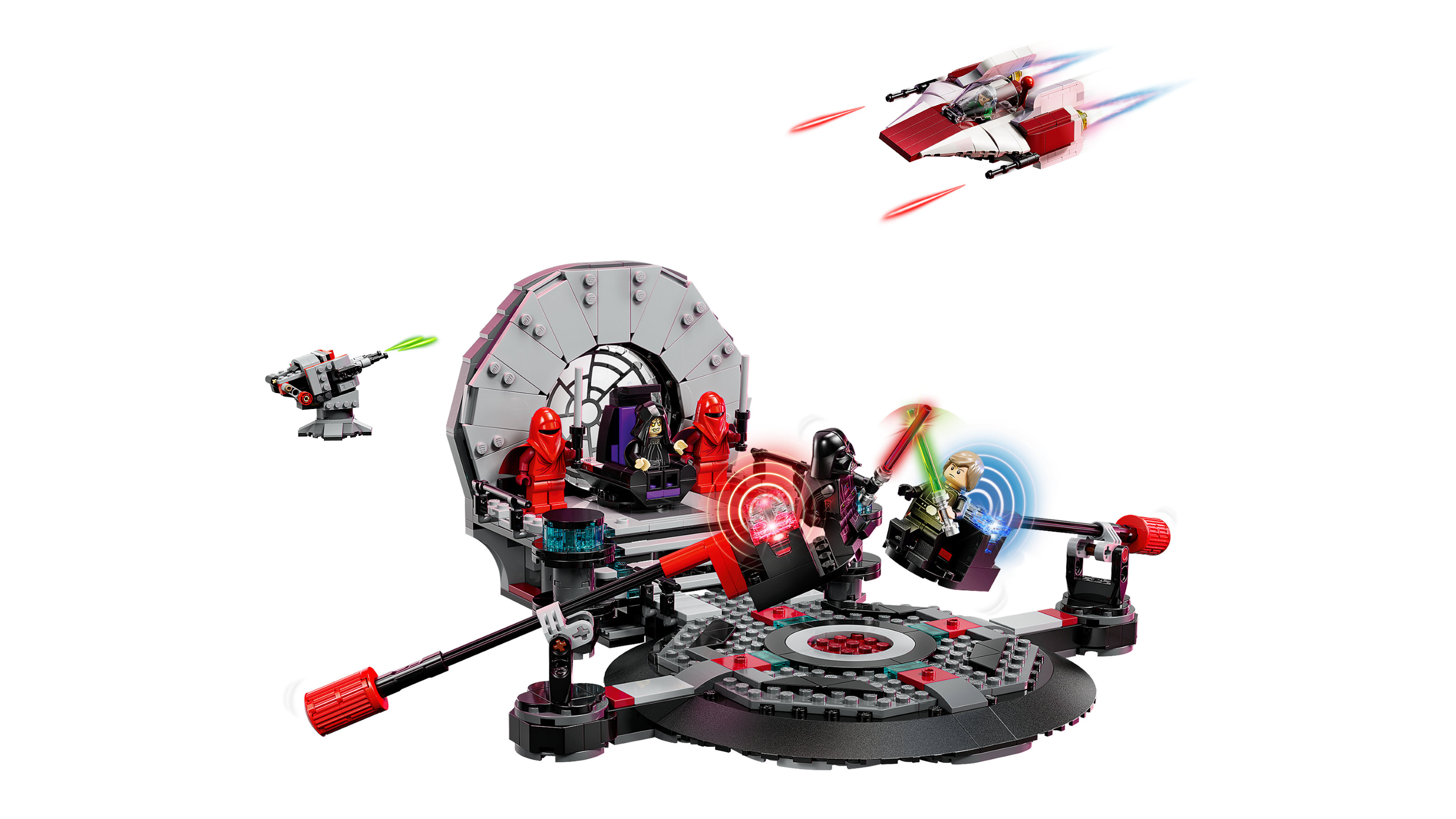 SMART Play : duel dans la salle du trône et chasseur A-Wing – LEGO Star Wars #75427