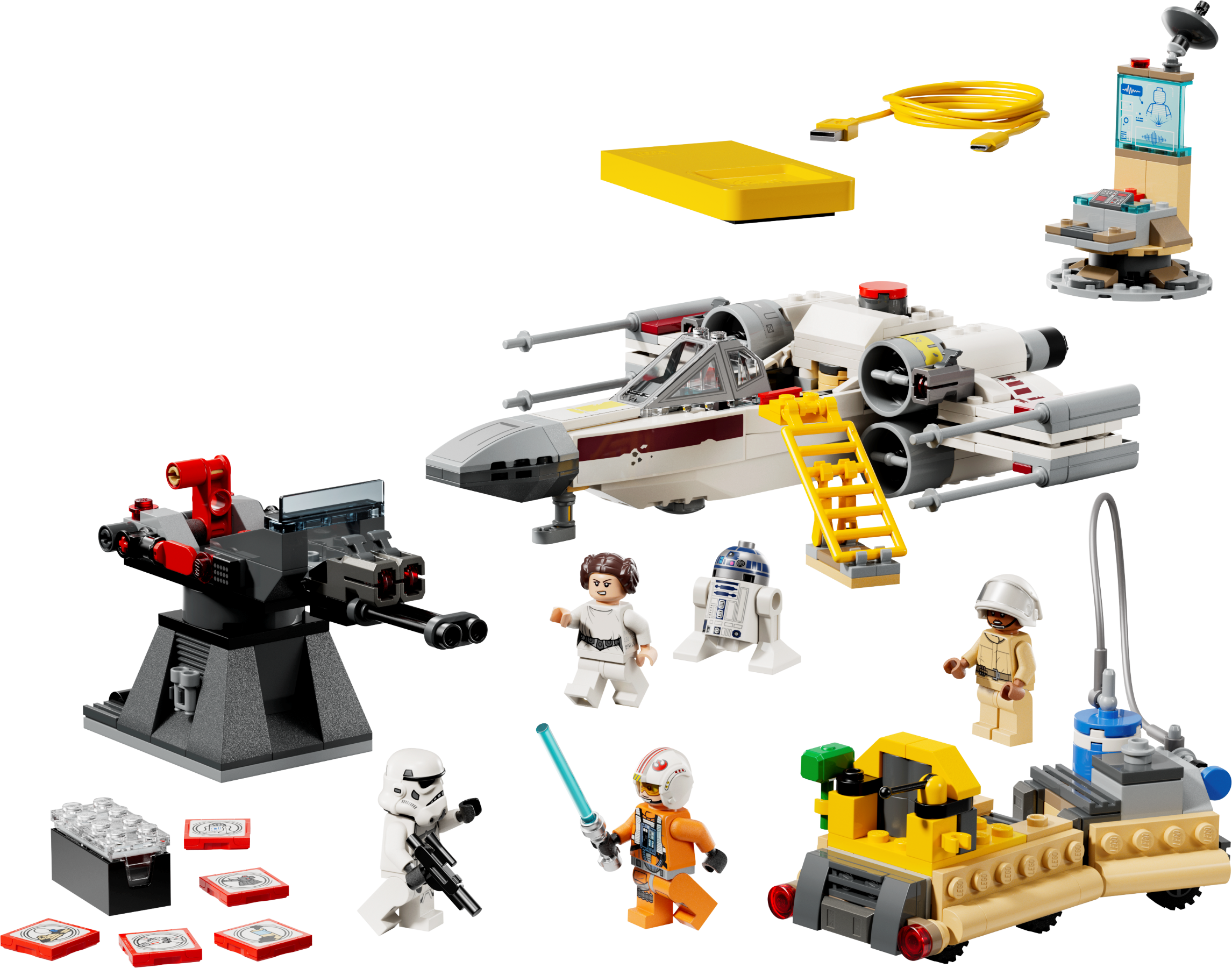 SMART Play : le X-Wing Red Five de Luke – LEGO Star Wars #75423
