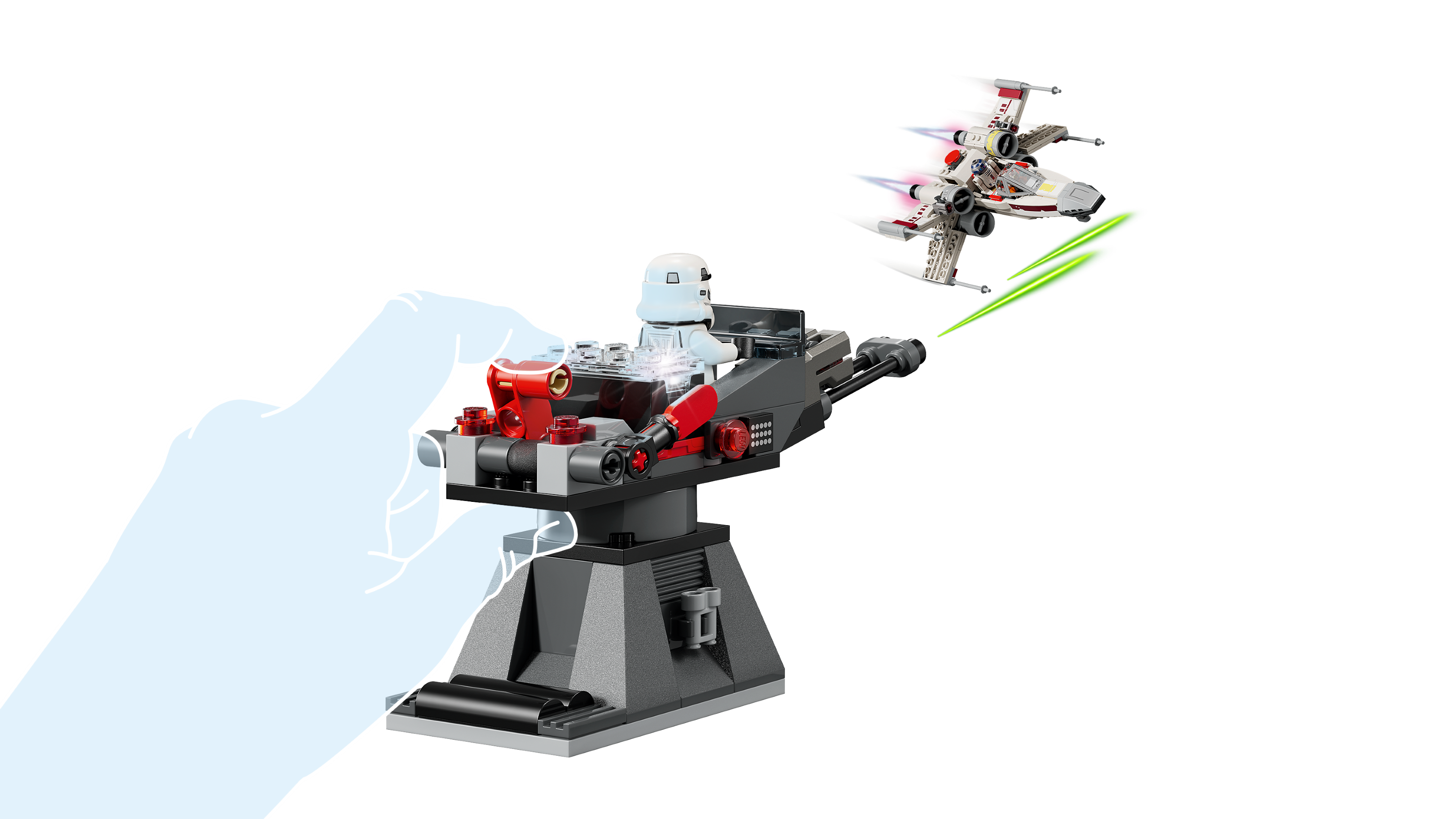 SMART Play : le X-Wing Red Five de Luke – LEGO Star Wars #75423
