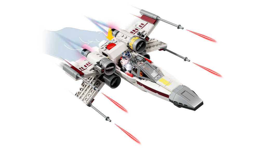 SMART Play : le X-Wing Red Five de Luke – LEGO Star Wars #75423