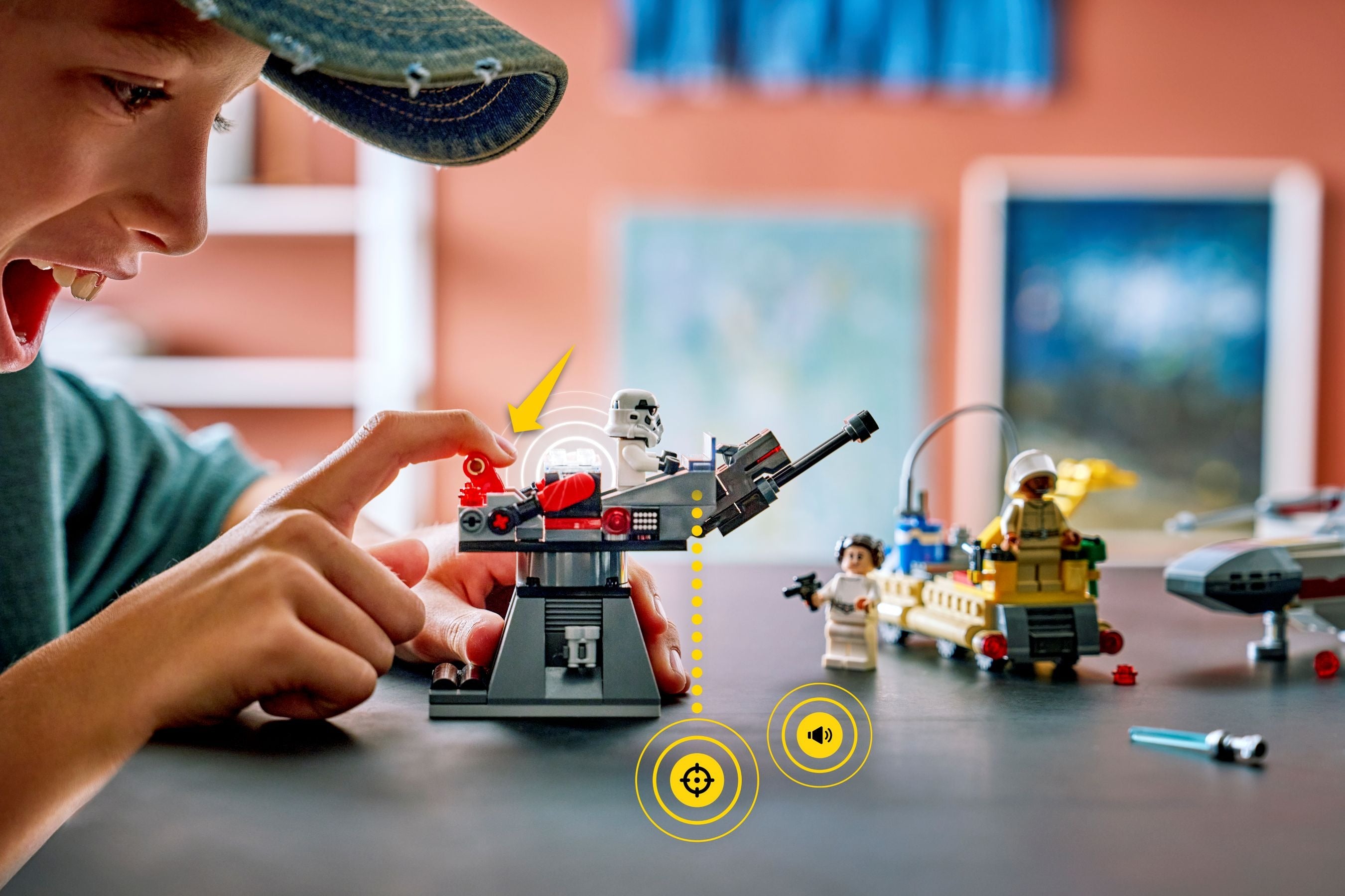 SMART Play : le X-Wing Red Five de Luke – LEGO Star Wars #75423