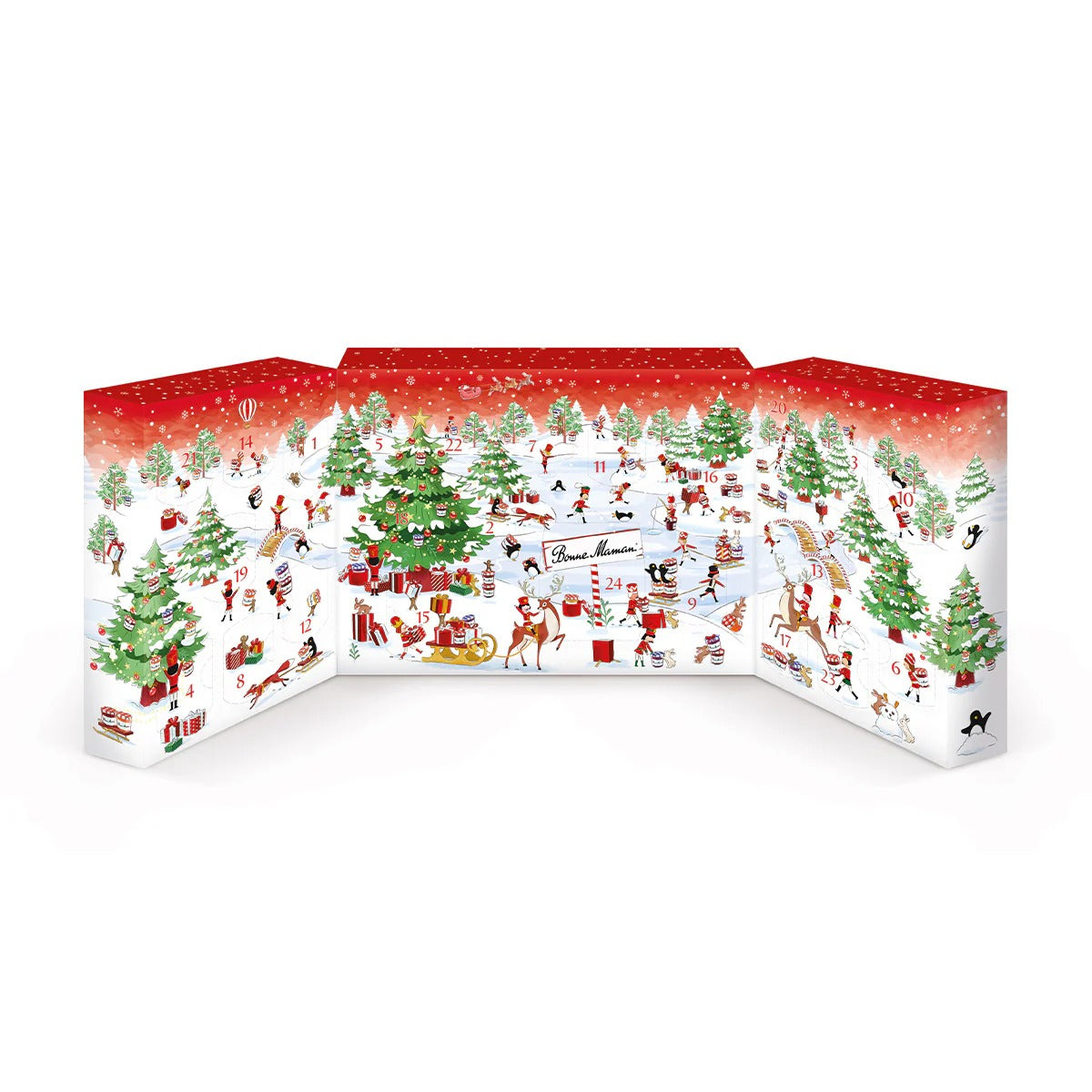 Calendrier de l’Avent Bonne Maman 2025 - 24 mini-pots & pâtes à tartiner