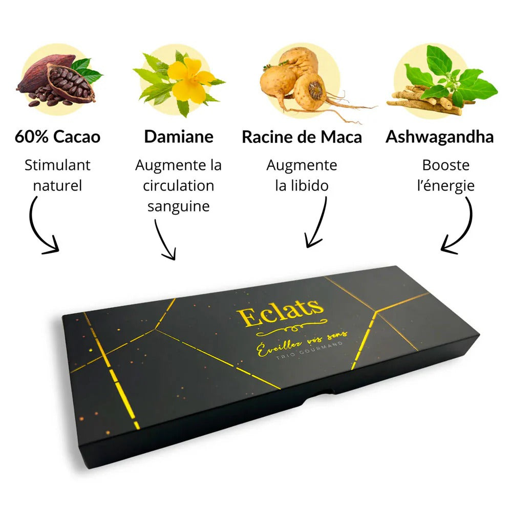 Chocolat aphrodisiaque Éclats