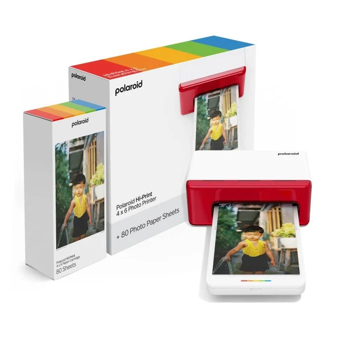 Polaroid Hi-Print 4x6 Starter Set - Imprimante photo smartphone + pack 80 photos