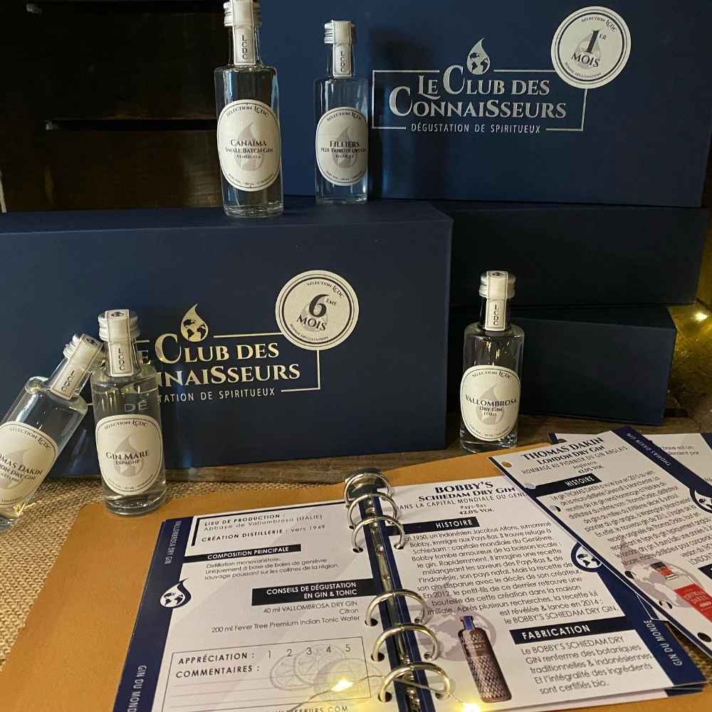 Box Abonnement Gin – Le Club des Connaisseurs