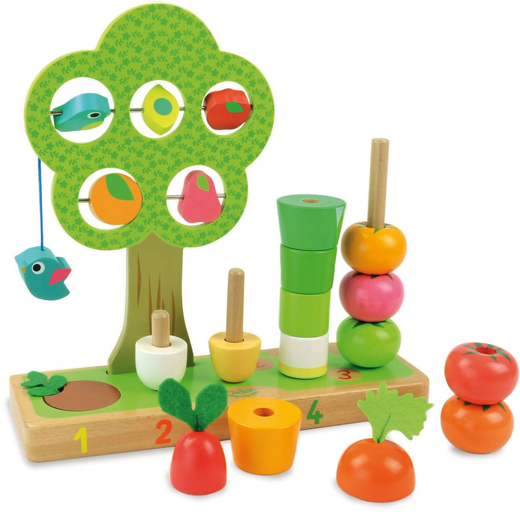 J'apprends à compter les légumes vert