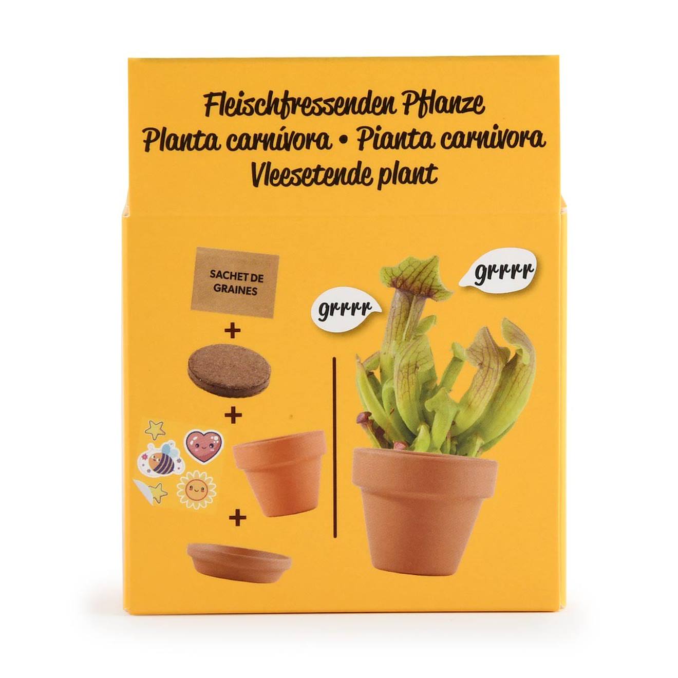 Je fais pousser ma plante carnivore marron