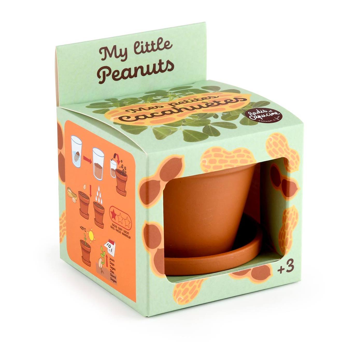 Je fais pousser mes cacahuètes marron