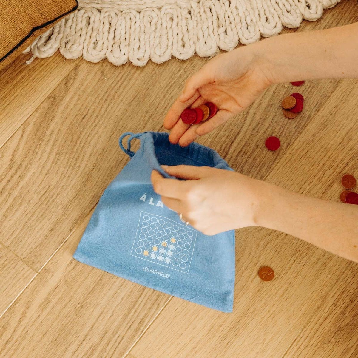 Jeu Le 4 à la ligne en cuir - Les Raffineurs