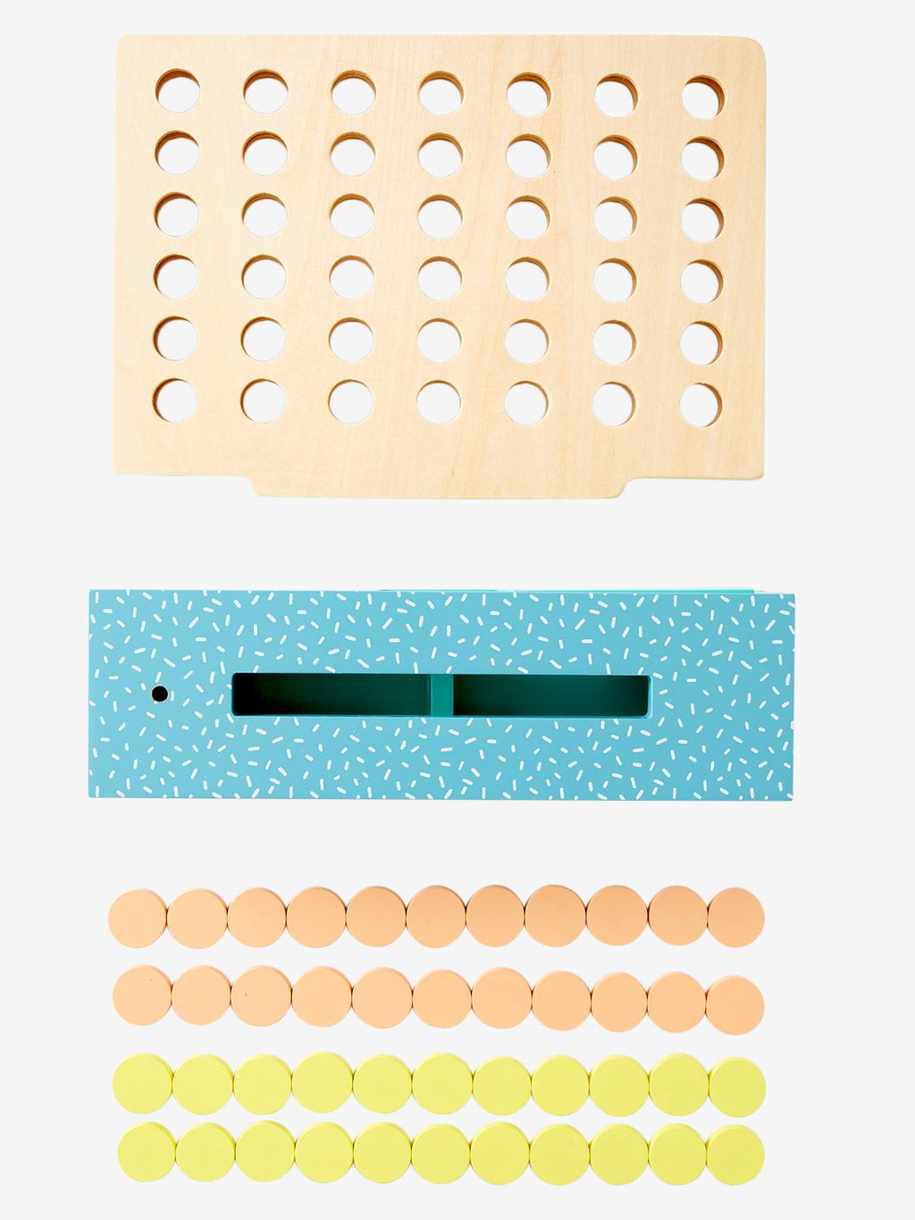 Jeu 4 en ligne ! en bois FSC multicolore