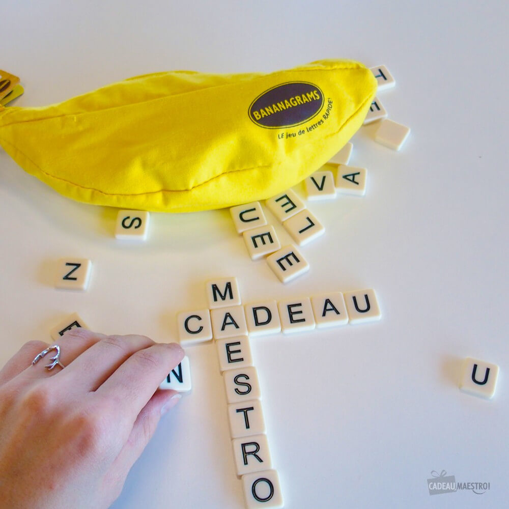 Jeu Bananagrams (Version Française) - Jeux de Société Originaux CadoMaestro