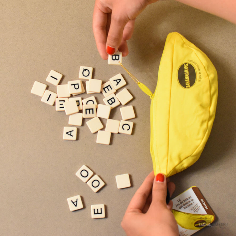 Jeu Bananagrams (Version Française) - Jeux de Société Originaux CadoMaestro
