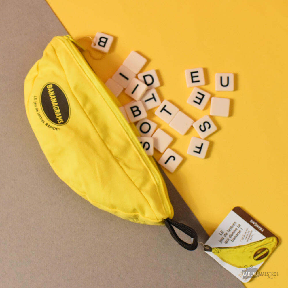Jeu Bananagrams (Version Française) - Jeux de Société Originaux