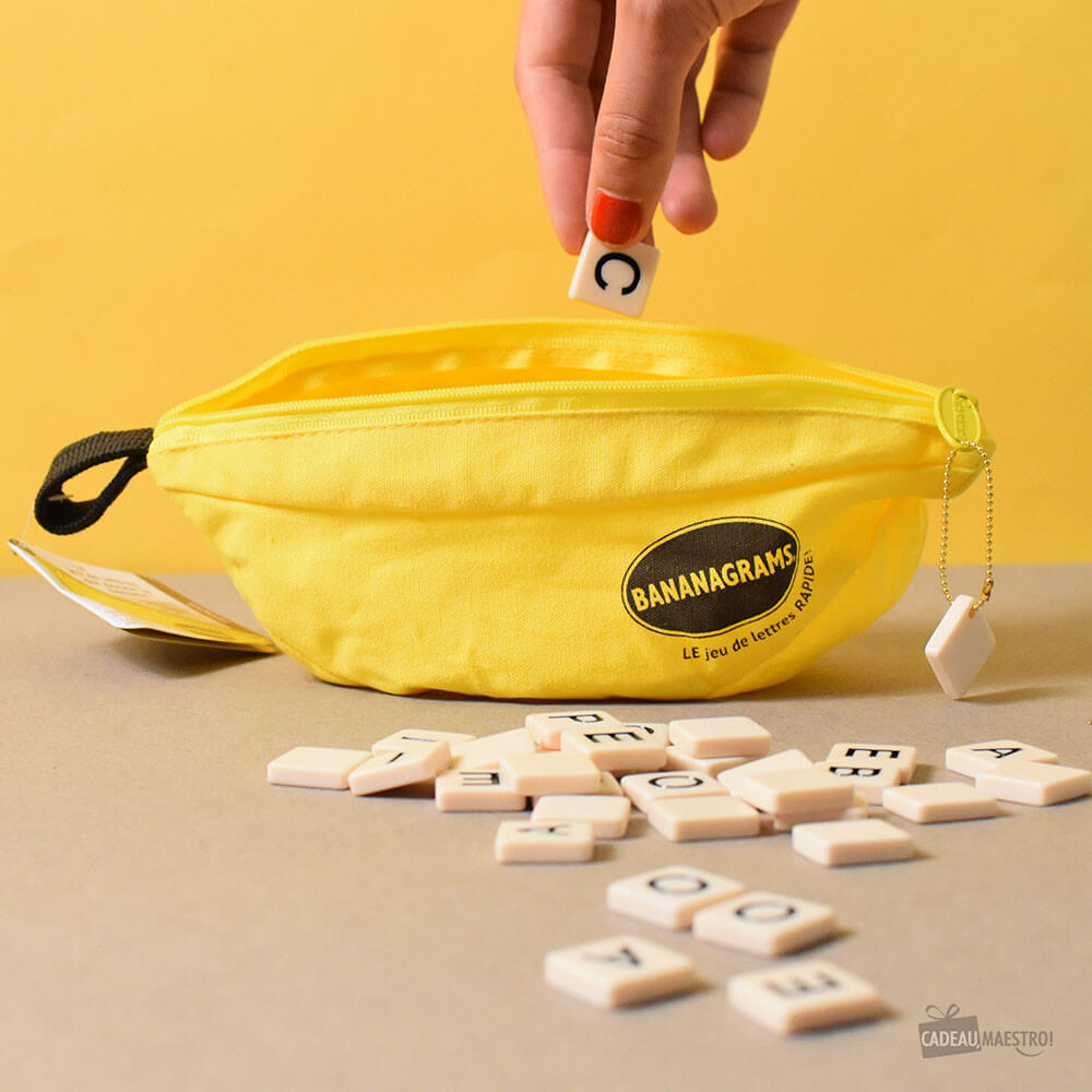 Jeu Bananagrams (Version Française) - Jeux de Société Originaux CadoMaestro