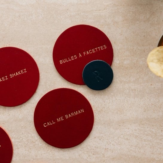 Jeu Beer Pong en cuir – Okuri